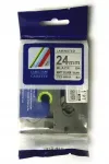 Brother TZ-M951 / TZe-M951 kleebisteip, 24 mm, h&otilde;bedane musta tekstiga