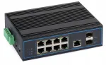 ULTIPOWER 192SFP v&otilde;rgu l&uuml;liti, 8x PoE, 2x SFP, 802.3af/at