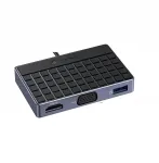 USB-C hub 7-in-1 HDMI 4K ja SD pesaga
