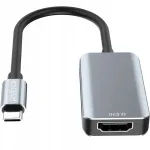 HDMI adapter 4K 60Hz, USB-C (Thunderbolt 3), sobib MacBook M1/M2/M3/M4 ja PC