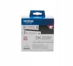 Brother DK-22251 kahet v&auml;rvi kleebispael, 62 mm x 15,24 m, sobib QL800, QL810w, QL820nwb