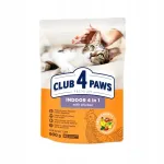 CLUB 4 PAWS Premium Indoor 4 in 1 kuivtoit t&auml;iskasvanud kodukassidele, 900 g
