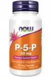 Toidulisand NOW Foods P-5-P 50 mg, B6-vitamiin, 90 kapslit