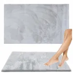 Vannitoa matt pehme, libisemiskindel, hall, 40x60 cm