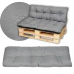 Aiapatjade komplekt alusp&otilde;hjale: istmeosa 120x80 cm ja seljatugi 120x38 cm