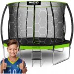 Laste batuut NEOSPORT sisemise v&otilde;rguga, 435 cm, 14 ft