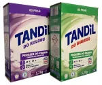 Pesupulber TANDIL v&auml;rvilisele ja valgele pesule, 10,4 kg, 160 pesukorda