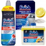 Finish n&otilde;udepesumasina komplekt: sool 1,2 kg, loputusvahend 800 ml, sidrunil&otilde;hnaline puhastusvahend 250 ml