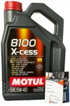 Mootori&otilde;li MOTUL 8100 X-CEES 5W40 4 l A3/B4 LL + ripats kingituseks