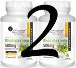 Toidulisand aliness Rhodiola rosea 500 mg, 60 kapslit x2