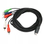 Mini 10-pin AV DIN kaabel, 10-pin DIN kuni 5 RCA AV