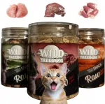 Wild Freedom RAW k&uuml;lmkuivatatud kassisuupisted, 3 maitset, 140 g, 100% liha
