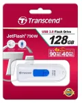 USB m&auml;lupulk Transcend 790 128GB, USB 3.0, valge
