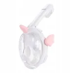 Laste sukeldumismask toruga Unicorn, valge