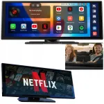 Auto monitor 11,4" Apple ja Android toe ning
