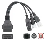 Diagnoosiadapter Yamaha Honda 3 pin 4 pin 6 pin OBD2