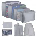 Reisikohvri sorteerimiskottide komplekt riietele ja jalan&otilde;udele, 9 tk