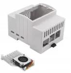 Raspberry Pi 5 ABS-korpus DIN-raamiga ja aktiivse jahutusega
