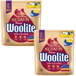 WOOLITE pesukapslid v&auml;rvilistele riietele, 2 x 33 tk
