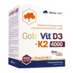 Toidulisand Olimp Gold-Vit D3 + K2 4000 IU, 120 kapslit
