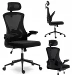 Kontoritool DELAGEAR M 330, must, k&auml;etugedega, p&ouml;&ouml;ratav