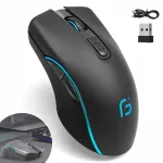 Juhtmevaba must hiir, 2.4GHz, ergonoomiline, Bluetooth