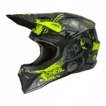 Laste kiiver ONEAL 1SRS, must/kollane neoon, suurus L, 0634-434