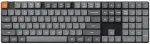 Madala profiiliga mehaaniline Keychron K5 Max klaviatuur, QMK/VIA, Hot-Swap, Gateron l&uuml;litid