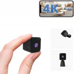 Varjatud 4K WiFi AOBOCAM kaamera &ouml;&ouml;n&auml;gemisega sise- ja v&auml;lisvalveks