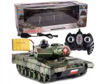Raadio teel juhitav LEOPARD tank LED-valgustuse, tulistamisfunktsiooni ja USB-laadimisega, 50 cm