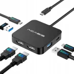 USB-C multifunktsionaalne adapter ACASIS HC31-2H15, 6-&uuml;hes
