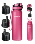 Aquaphor City veefiltriga pudel 0,8 l roosa, 3 vahetatava filtriga