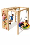 Square Toys Monkey Grove Mini puidust laste kiik aeda