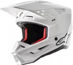 Mootorratturi kiiver ALPINESTARS SM5, valge, M suurus