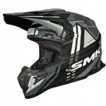 Krossi/Enduro kiiver SMK ALLTERRA X-SPRINT, valge/must/hall, 2XL