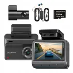 DDPAI Z50 Pro auto videoregistraator tagakaamera, 128 GB ja paigaldusjuhtmetega