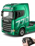 Kaugjuhtimisega SCANIA 770S veoauto 1:18 rohelise v&auml;rvusega, H-TOYS 1501