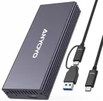 SSD &uuml;mbris USB-C 3.2, sobib MacBook Pro 12+16 PIN SSD, kaasaskantav