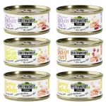 Niiske kassitoit Greenwoods Delight linnulihaga, 4 maitset, 6 x 70 g