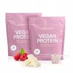 Valgulisand Vegan PROTEIN White chocolate raspberry Natu.Care 2x525g