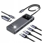 USB-C hub UGREEN 6-in-1: 2x USB, HDMI 4K, 2x USB-C 3.2 PD