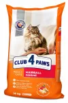 Kuiv kassitoit CLUB 4 PAWS karvapallide vastu, 14 kg