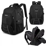 S&uuml;learvuti seljakott PUSLOM 18,4", 55 l, meeste, veekindel, USB-ga, sobib reisiks, TSA