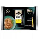 Sheba kassitoit linnulihamaitselised t&uuml;kid kastmes, 4 x 85 g