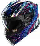 Modulaarne kiiver Icon Threshold Synthwave Lazer Cobra, suurus XS