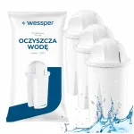 Wessper AquaClassic Standard veepoti filter, 3 tk