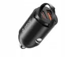 Orico MR-30-1A1C-BK-EP autolaadija, 30W, USB-C ja USB-A
