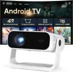 Projektor Full HD 1080P 2500 luumenit Android 11 WiFi 6 BT 5.2
