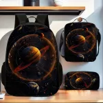 Laste seljakotikomplekt &bdquo;Solar System&ldquo;, 3 osa: seljakott, pliiatsikarp, l&otilde;unakarp