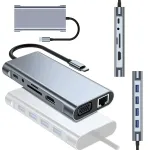 11-&uuml;hendusega USB-C jaam HDMI 4K, LAN, Power Delivery